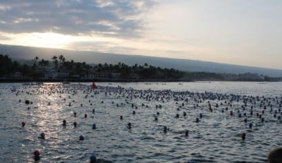 ironman kona swim start