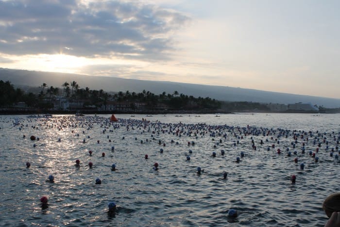 ironman kona swim start