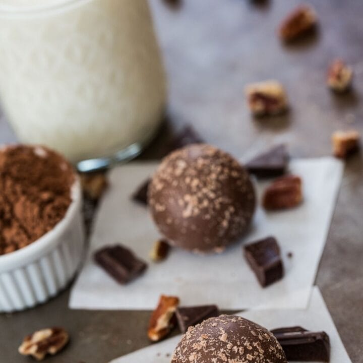 chocolate pecan truffles