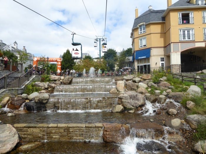 the old village in mont tremblant, canada and great places to eat