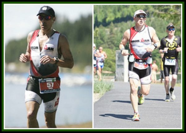 Carl and David during the run segment.