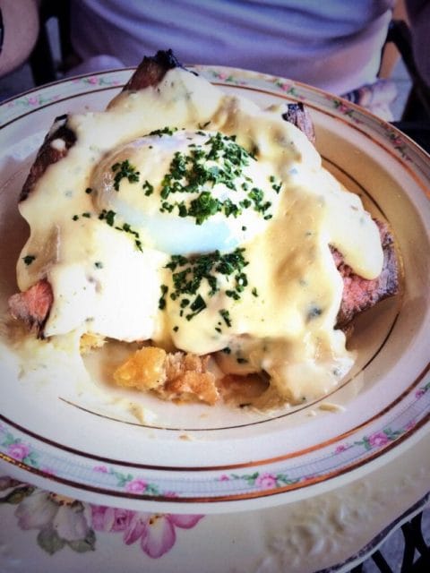 Steak and Eggs at le bouillon restaurant