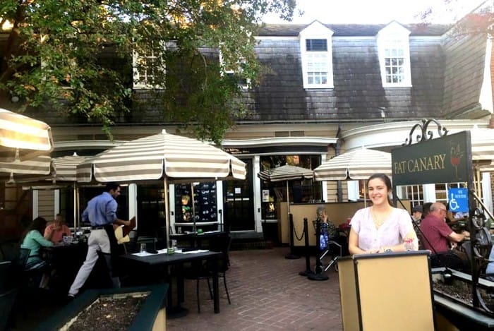 Fat Canary one of the places to eat in williamsburg, virginia
