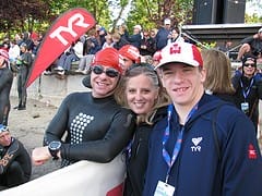 Zuckers at a triathlon