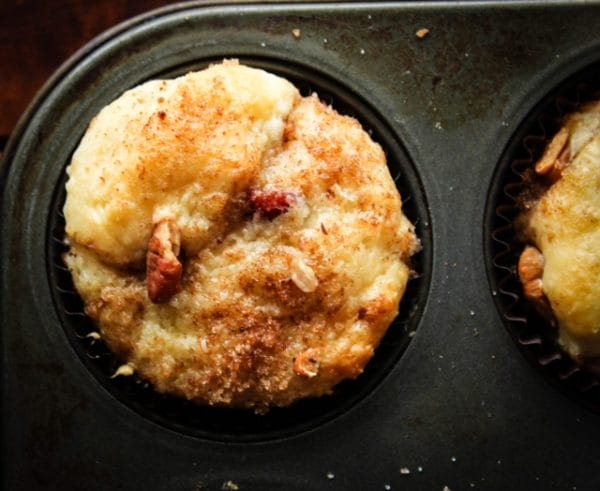cranberry sour cream muffins