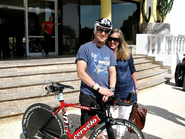 David and Dana at Ironman 70.3 Puerto Rico