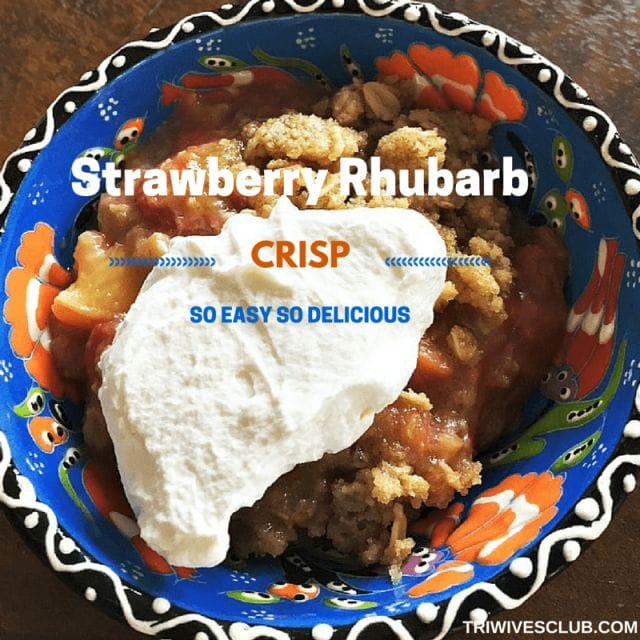 strawberry rhubarb crisp