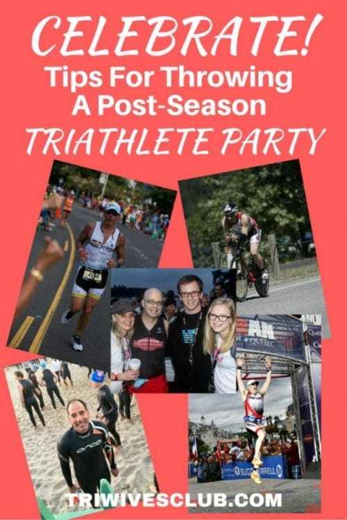 how to throw a post triathlon season party