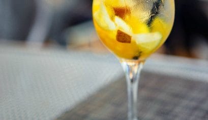 what drinks to serve at a super bowl party like this hard apple cider sangria recipe