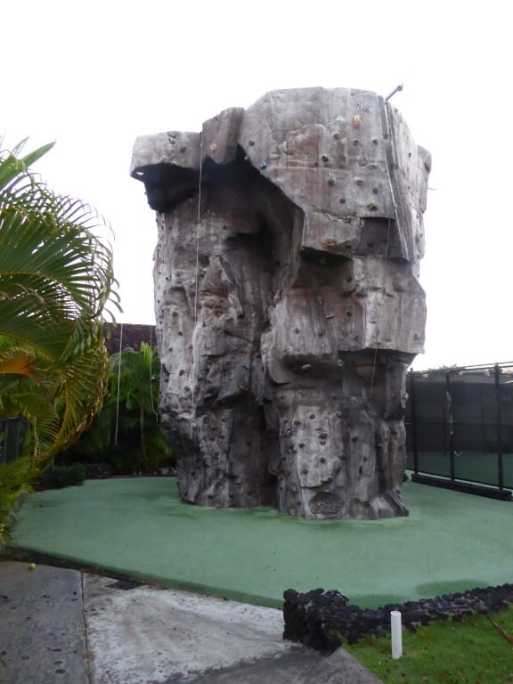 triathlete vacation rock climbing at four seasons hualalai