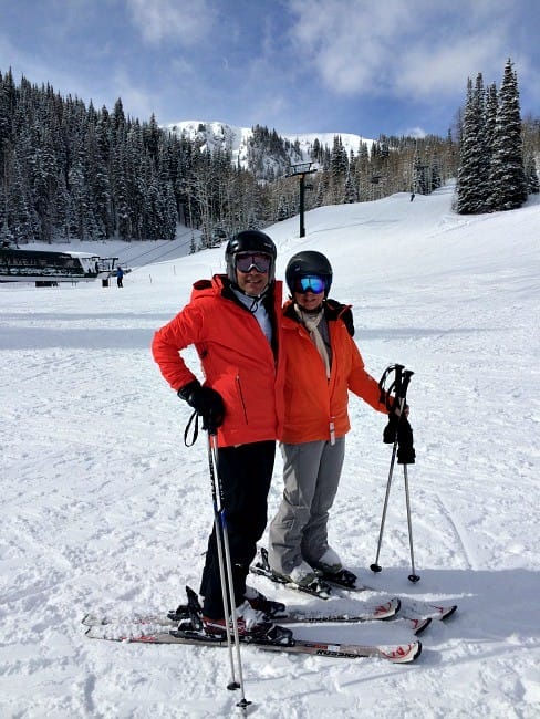 is skiing a good way to decompress with a triathlete