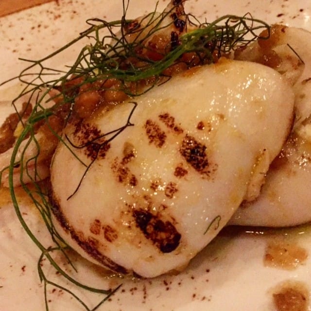 cuttlefish at ca'momi osteria