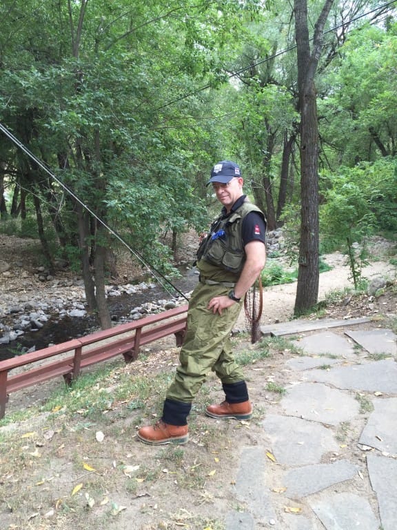 a triathlete second hobby of fly fishing