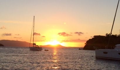 sailing the BVI
