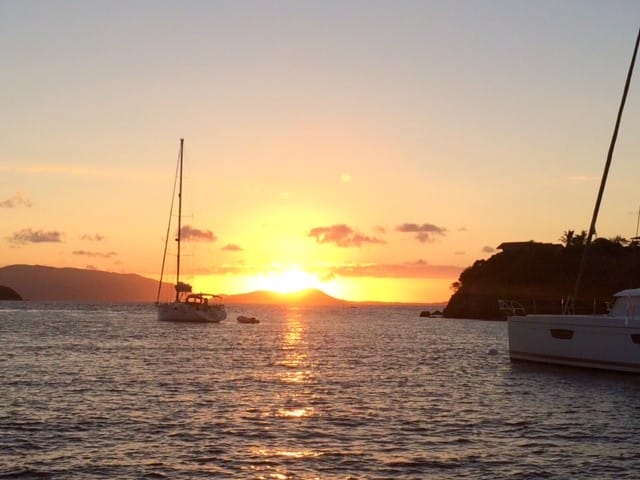 sailing the BVI