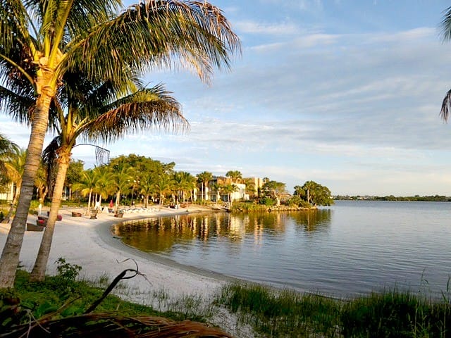 one of the beaches at club med sandpiper bay resort