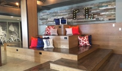 the lobby at the hotel rl baltimore