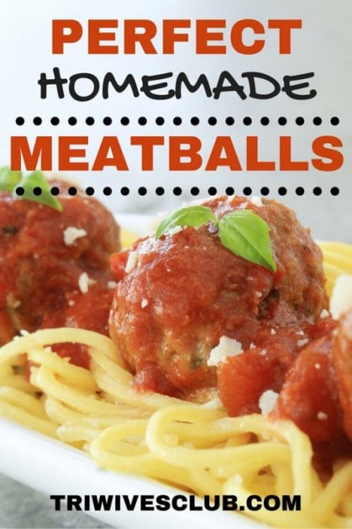 how to make the perfect homemade meatballs