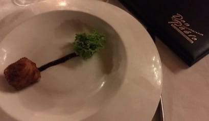 enjoying a small bite at the don pablo restaurante gourmet