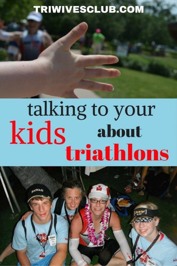 how to talk to your kids about triathlons