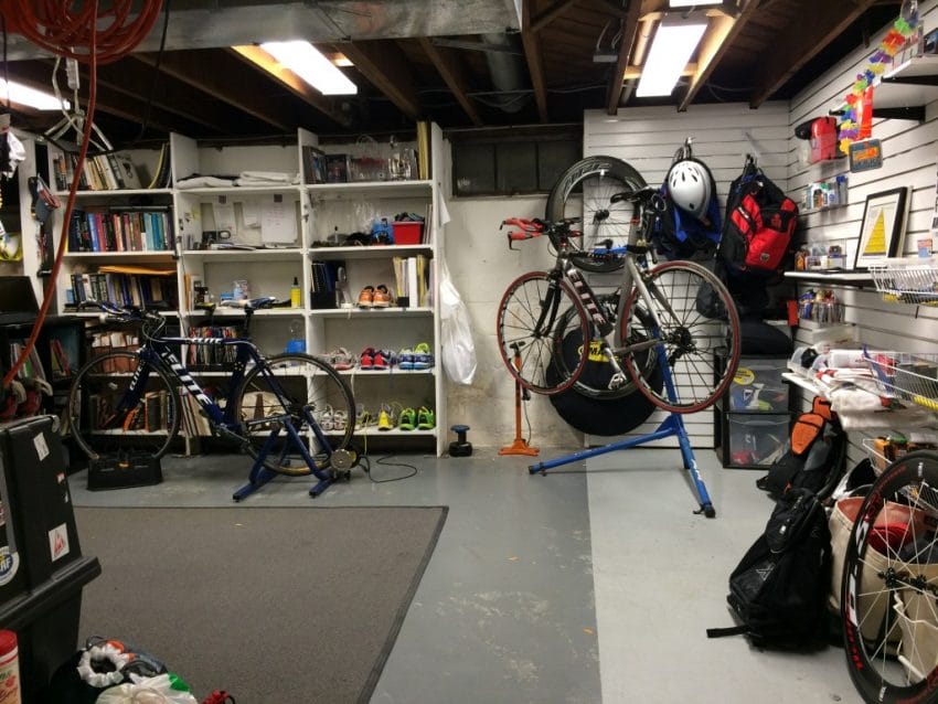 how to survive life with a triathlete with all the gear