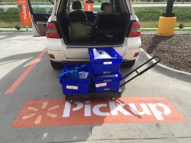 is it easy to use walmart's online grocery store pickup