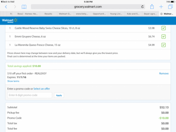 is walmart's online grocery shopping service easy to use