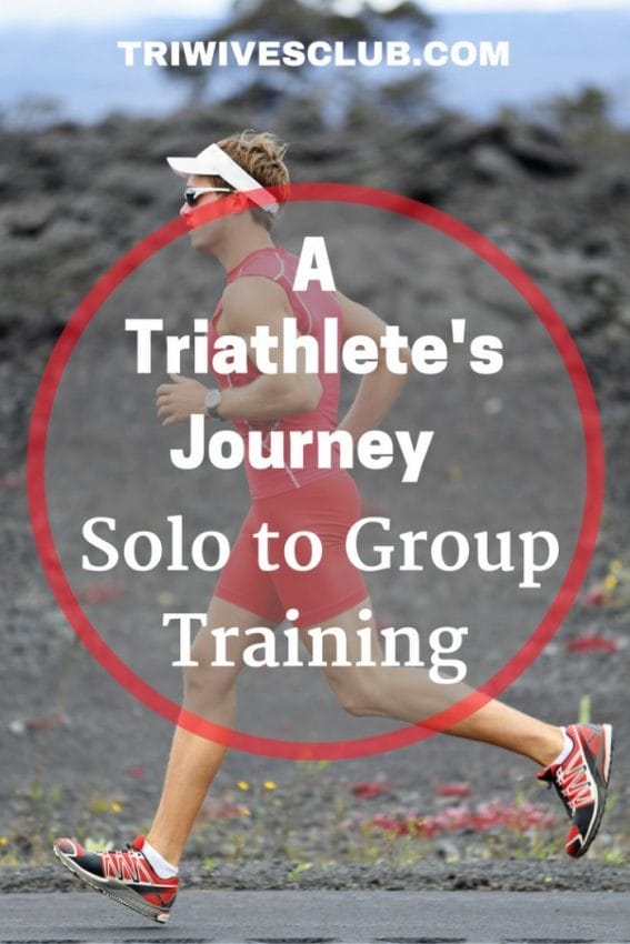 what are the advantages to a triathllete who trains solo finds a group