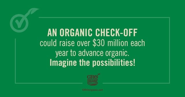 what can the consumer do to support GRO organic check-off program
