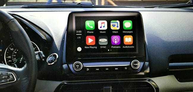 does the ford ecosport have all the latest gadgets