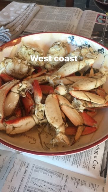 in a crab feast which tastes better east or west coast