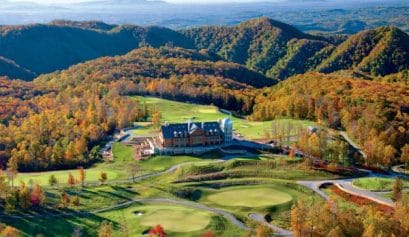 An aerial view of the Primland property. Photo credit Primland.