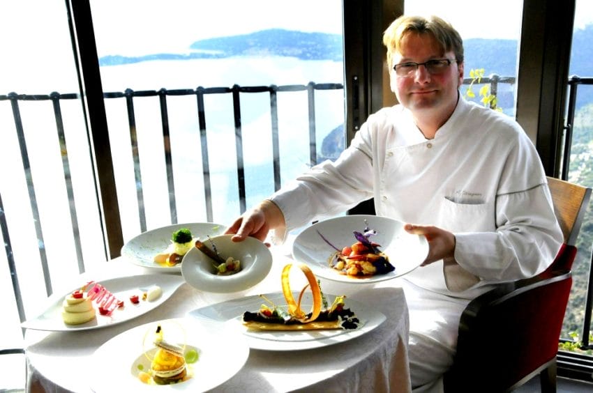 does chateau eza offer chef's tasting menus