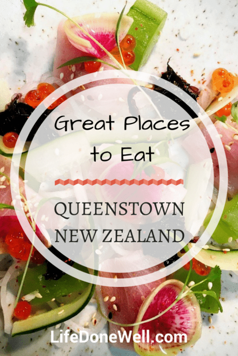 what are some good queenstown restaurants to try