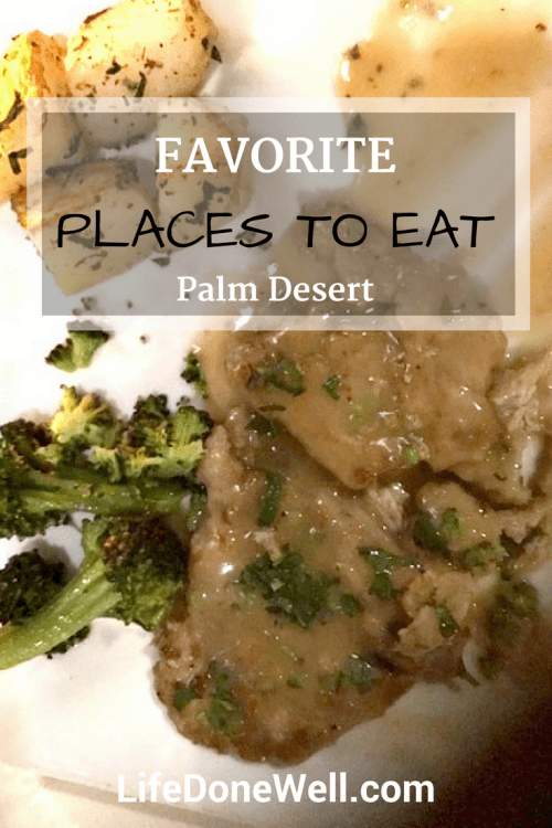 what are some favorite places to eat in palm desert