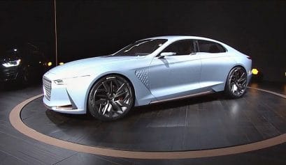 what are some of the concept cars at the NY International auto show like the Genesis