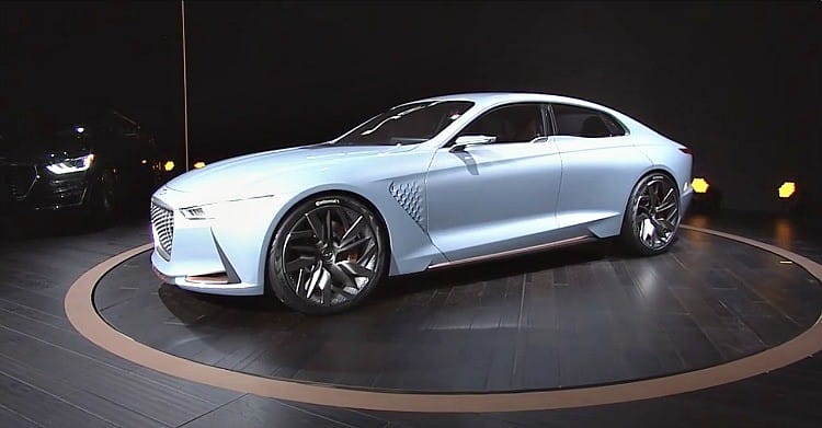 what are some of the concept cars at the NY International auto show like the Genesis