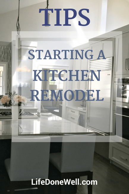what are some tips for starting a kitchen remodel