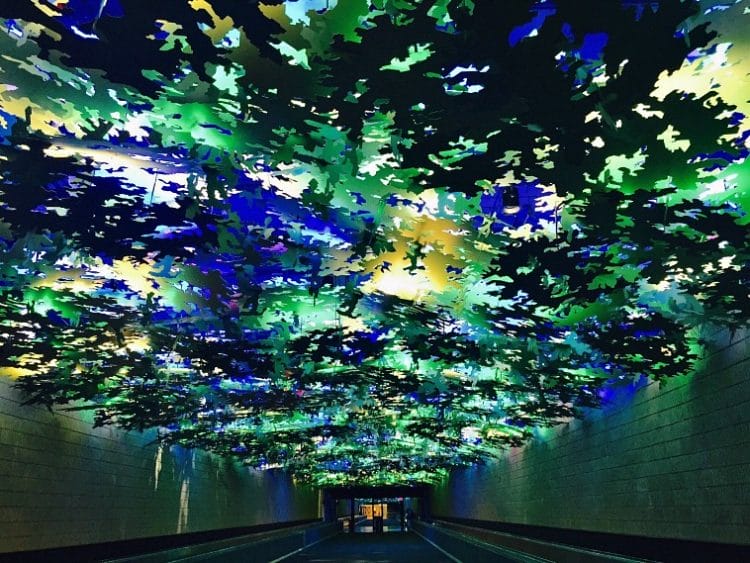 what are some things to see like art when navigating atlanta airport