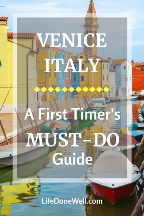 what are some items on a must-do guide to venice