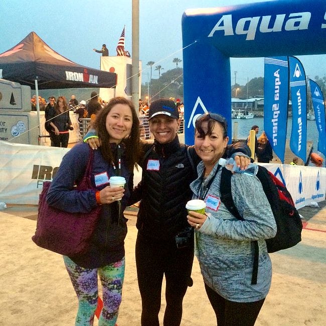 traveling to triathlons with friends and family can go well