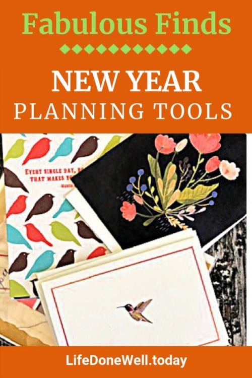 are notecards one of the planning tools for the new year