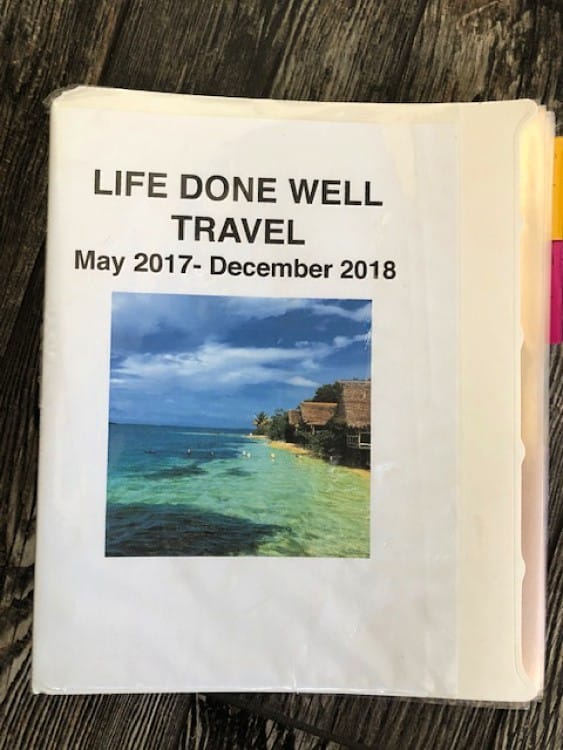 a travel folder is one of the planning tools for the new year