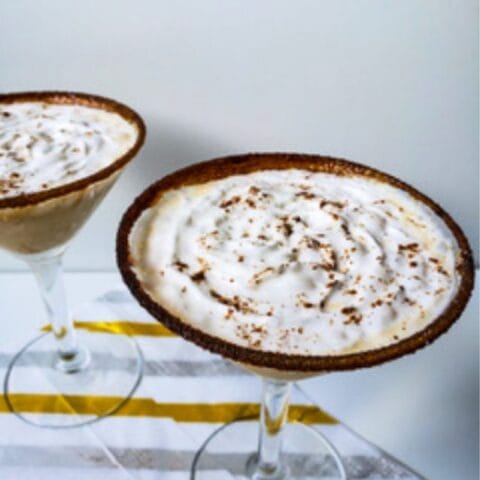 Gingerbread Eggnog Cocktail