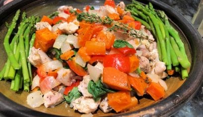 sweet potatoes and chicken sheet pan recipe