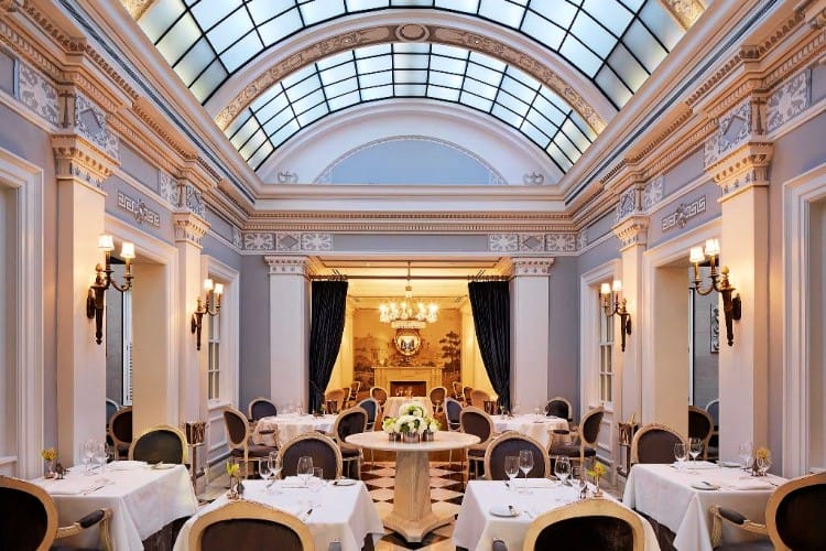 dining at plume at the jefferson hotel in washington, dc