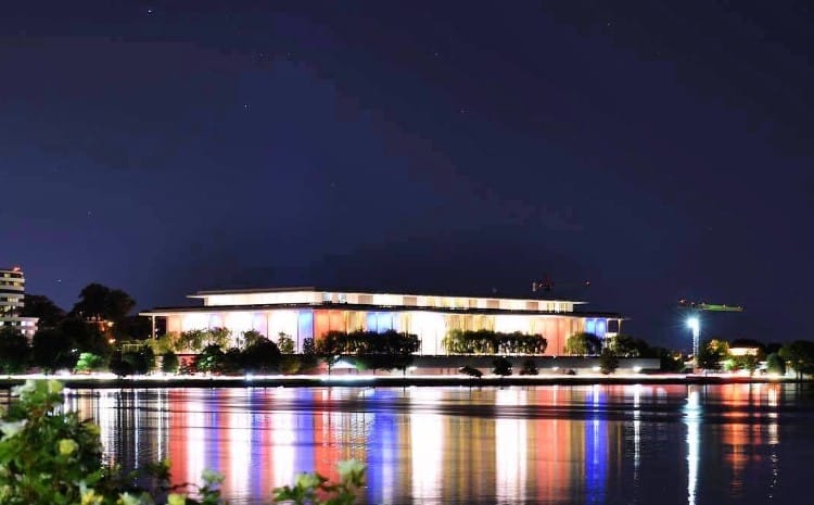 visiting the kennedy center in washington, dc