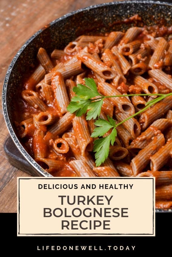 Healthy Turkey Bolognese Recipe Pasta Sauce Recipes LifeDoneWell