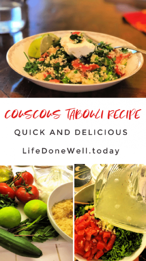 quick and delicious couscous tabouli recipe