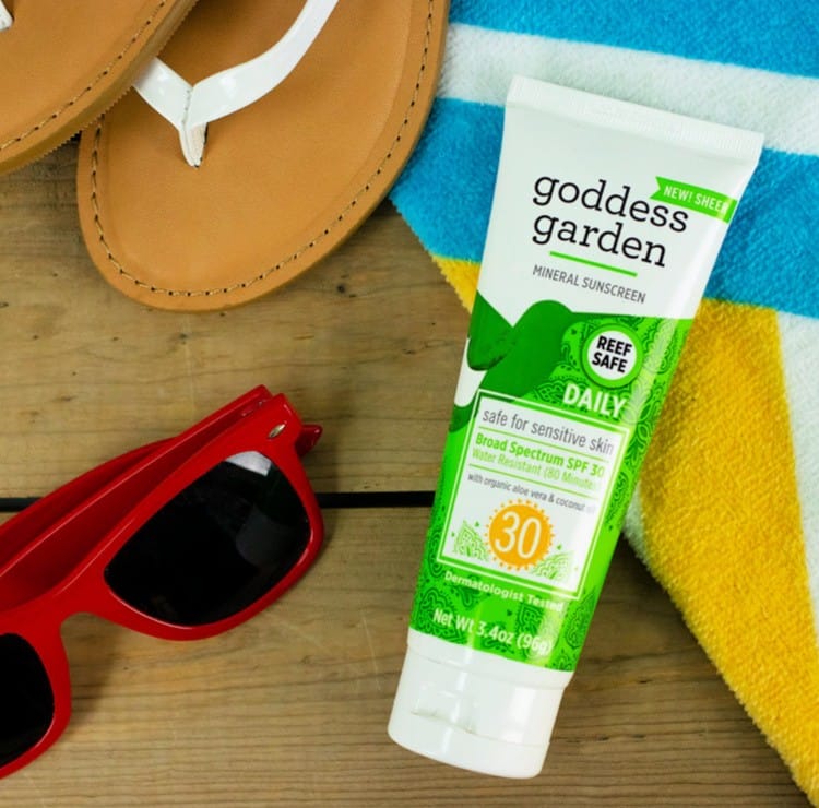 ocean-friendly mineral sunscreens brand goddess gardens